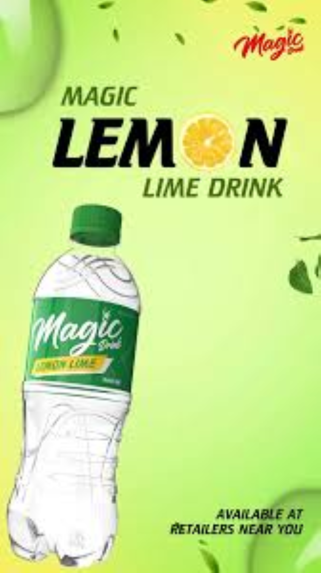 MAGIC DRINK LEMON LIME 12PK 500ML